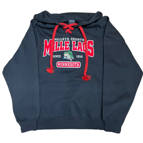 Mille Lacs Hockey Lace Hoodie