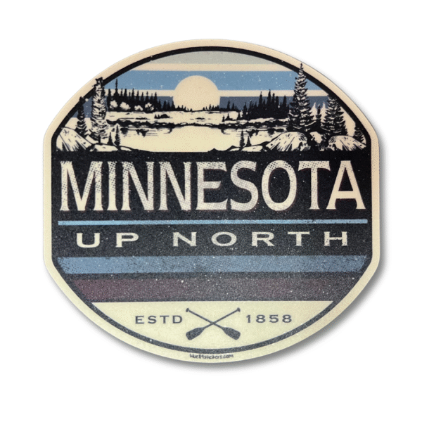 Minnesota Up North Sticker