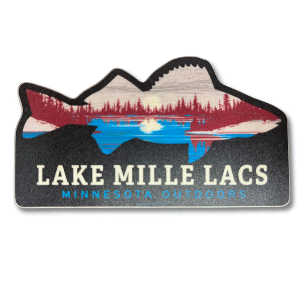 Mille Lacs Fish Sticker