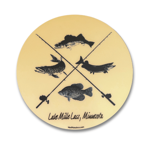 Mille Lacs Fishing Sticker