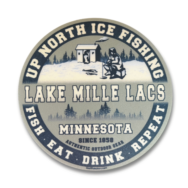 Ice Fishing Mille Lacs Sticker