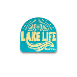 Teal Lake Life Sticker