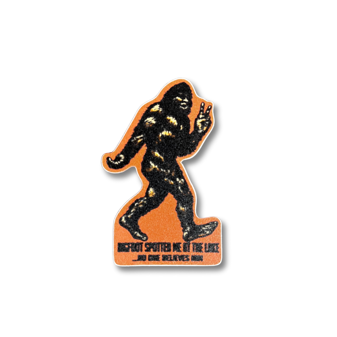 Bigfoot Spotted Me At The Lake Sticker