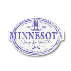 Way Up North Sticker