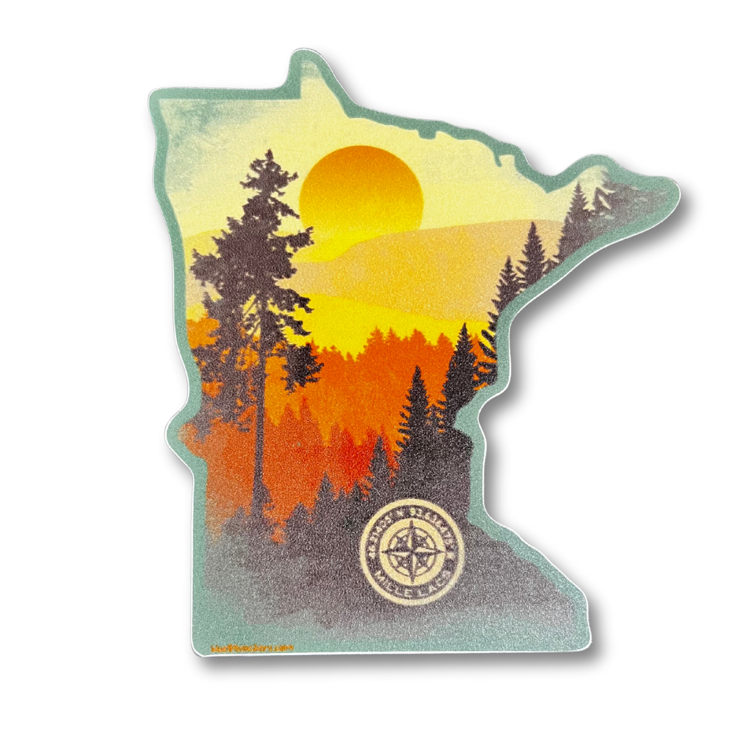 Sunset Pines MN Sticker