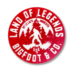 Mille Lacs Bigfoot Sticker