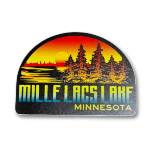 Deep Mille Lacs Sunset Magnet